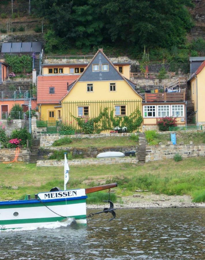 Ferien Im Denkmal An Der Elbe Apartment Stadt Wehlen Exterior photo